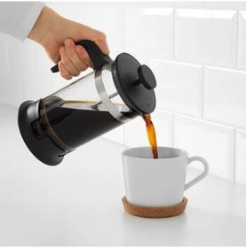 Resim Sumuhome Upphetta French Press Paslanmaz Çelik Siyah 1 Lt Siyah 