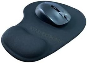 Resim Kaliteli Siyah Ergonomik Jel Bilek Destekli Bileklikli Mouse Pad Ped Maus 