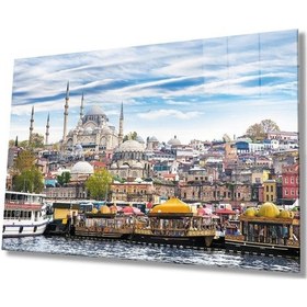 Resim Miyrem Glasses Collection -a1^ Istanbul Camii Manzara Cam Tablo 