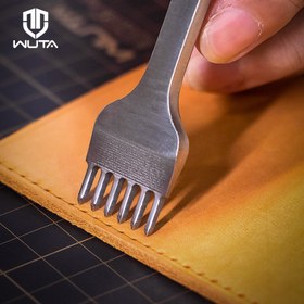 Resim WUTA Çelik Deri Keski Elmas Delme Demir Yumruk Dikiş El Sanatları Aracı - 3/4/5/6mm 