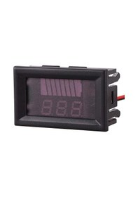 Resim Akü Kapasite Göstergesi Voltmetreli Pil Batarya Akü 12V 24V 36V 