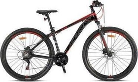 Resim XC 100 - 27.5" MTB - 19' - 21 Vites - H.DISC - Siyah-Gri/Kırmızı 