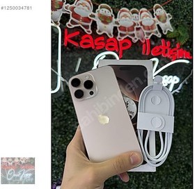 Resim Apple iPhone 16 Pro Max İkinci El YD | 256 GB | Natürel Titanyum 