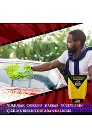 Resim figiza 100% Mikrofiber Araba-Ev Yıkama Eldiveni Çiziksiz Temizlik, Yumuşak Oto Yıkama Kurutma Cila Eldiveni 