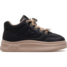 Resim Guja Kadın Emoji Süs Detaylı Sneaker Günlük Ayakkabı 25k 25k421 Z Siyah Siyah 