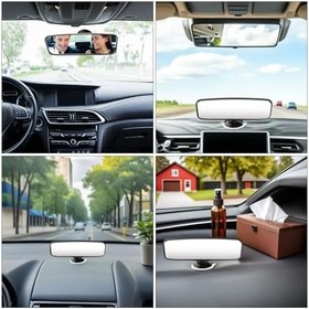 Resim VALICLUD 4 Adet Vantuzlu Araba Bebek Aynası: Araba İç Aksesuarları Ayarlanabilir Geniş Açı İç Cam Dikiz Aynası Çocuk Arkaya Dikdörtgen Ayna Çocuklar İçin Arka Koltuk 