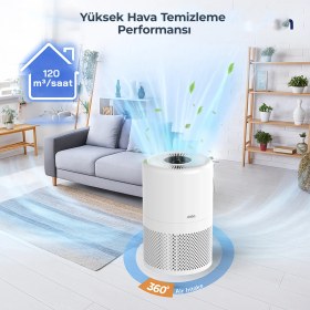 Resim Sinbo SAP-5507 Beyaz Hava Temizleme Cihazı Hepa Filtreli Türkiye Menşeli Sessiz Çalışma Özelliği 