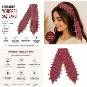 Resim Keşan Çizgili Bandana 