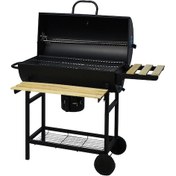 Resim Kb-737d Mk+th+kül Kapaklı Katı Yakıt Bbq Luxell Siyah 