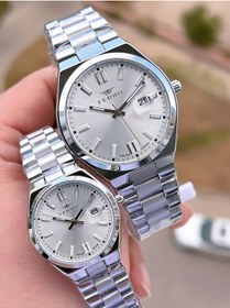 Resim Ferro Çiftlere Özel Sevgili Kombini 2 Yıl Garantili 3 Atm Suya Dayanıklı Çift Kol Saati Cf.fr002 Gümüş - Altın 