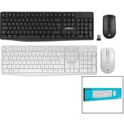 Resim Everest KM-7500 Kablosuz Multimedia Klavye - Mouse Seti Q Kalvye (4767) - MCT2431-7435 