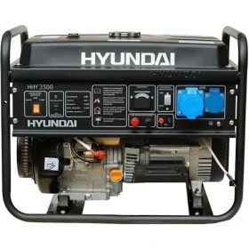 Resim Hyundai HHY3500 Jeneratör 3,5kVA Benzinli 3000 W Güç ile Endüstriyel Kullanım İçin Uygun 