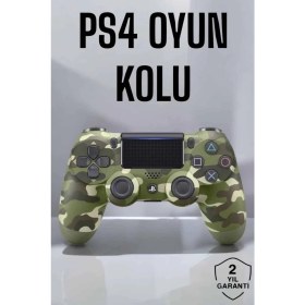 Resim TE Dükkan Buğz Ps4 Oyun Kolu Kamuflaj Desenli Joystick 