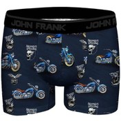 Resim John Frank Dijital Baskılı Erkek Boxer JFBD371-MOTO (JFBD371-MOTO) 