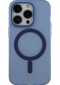 Resim Apple Uyumlu iPhone 15 Pro Kılıf Tumı Lisanslı Magsafe Şarj Özellikli Buzlu Mat Kapak 