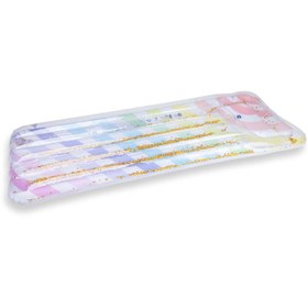 Resim Swim Essentials Striped Rainbow Şişme Deniz ve Havuz Yatağı 177cm 