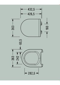 Resim Serel Blaze Slim Yavaş Kapanan Klozet Kapağı 223bls0002 Beyaz 