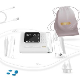 Resim Neno Nariz Kablosuz Burun Aspiratörü - UV Sterilizasyonlu, 9 Kademeli Premium Nazal Aspiratör 