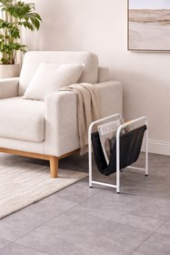 Resim TodekHome Terra Dekoratif Metal Dergilik Gazetelik - Deri Detaylı Modern Ofis Salon Düzenleyici 