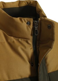 Resim Erkek Slim Fit Haki Rüzgar Ve Su Itici Termo Iç Astarlı Nefes Alabilen Yelek Ncs Jeans 4514-Haki 