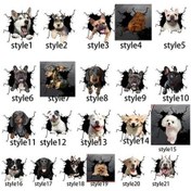 Resim Yingfu Fransız Bulldog Evcil Hayvan Çıkartması Araba Kedi İşaretleri Style7 Style7 