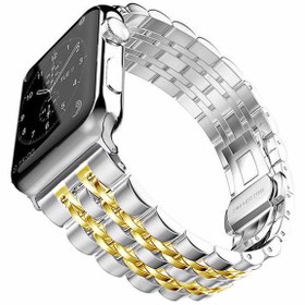Resim Watch 42mm Uyumlu KRD-14 Metal Zore Kordon-Gold 