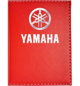 Resim promosyon denizi Yamaha Logolu Kırmızı Ruhsat Kabı 