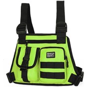 Resim Yelek Sırt Çantası Açık Spor Çantası Binicilik Çantası Çok Fonksiyonlu Off-road Yelek Çantası 10 İnç Yeşil 