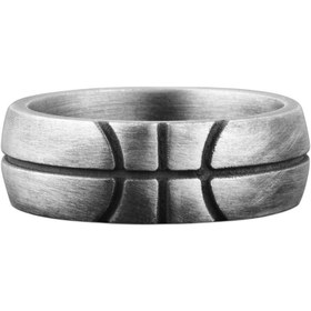Resim Bysilverstone Basketbol Topu Gümüş Alyans Yüzük 