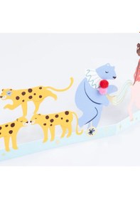 Resim Meri Meri - Circus Concertina Card - Sirk Tebrik Kartı 