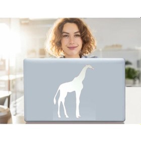 Resim Defter Sticker,laptop Sticker Aynalı Zürafa Şekilli 20x14x0,6cm 