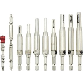 Resim Seeppitous 10 Adet Kapı ve Pencere Menteşe Deliği Açıcı Ahşap Işleme Konumlandırma Önleyici Karın (Yurt Dışından) 