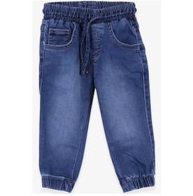 Resim Breeze Erkek Bebek Kot Pantolon Jogger Mavi (1 Yaş) 