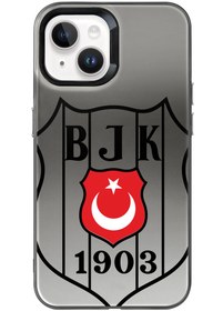 Resim Beşiktaş Büyük Arma Bayrak Premium Telefon Kılıfı - iPhone 14 