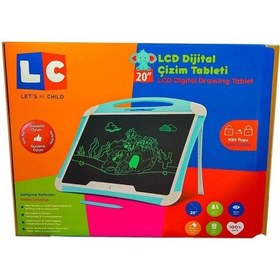 Resim Let's Be Child 20 İnç Dijital Çizim Tableti Mavi 