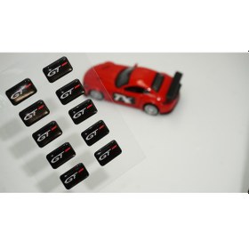 Resim Citroen GT Yeni Nesil Logo 3D Cam Açma Torpido Konsol Ayna Çıkart 