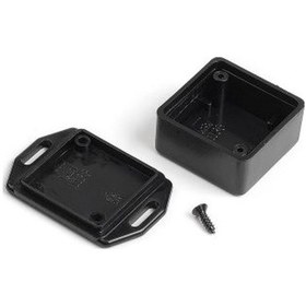Resim Elektronik Proje Kutusu (Ölçüleri: 35X35X20.3Mm) - Siyah - Duvar 