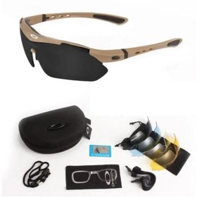 Resim okeymag Oаkley Polarize 5 Lensli Taktikal Gözlük / Tactical Gözlük / Airsoft Gözlüğü / Taktik Gözlük 