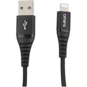 Resim Omars MFI Sertifikalı USB to Lightning iPhone / iPad Uyumlu Hızlı Şarj ve Data Kablosu 1 Metre Siyah 