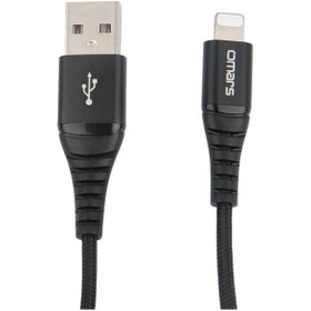 Resim Omars MFI Sertifikalı USB to Lightning iPhone / iPad Uyumlu Hızlı Şarj ve Data Kablosu 1 Metre Siyah 