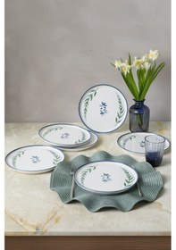 Resim Keramika Daphne Nordic Pasta Tabağı 22 Cm 6 Adet 22923 Çok Renkli 