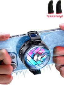 Resim EXENAR Oyuncu Telefon Hava Soğutma Fanı Radyatör Sessiz Fan Telefon Soğutucu Tak Çalıştır 