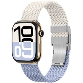 Resim Apple Watch Amazingthing Glamour Blend Hasır Kordon 