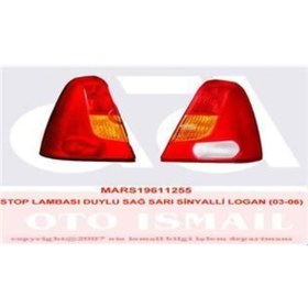 Resim MARS 611255 STOP LAMBASI SAĞ LOGAN 03-07 DUYLU SARI SINYALLI 