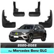 Resim Dashanshop Mercedes Benz Glc 2020 2021 2022 Pedal Çamurluk Koruyucu Seti 4 Parça Abs Aksesuar 