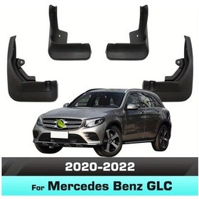 Resim Dashanshop Mercedes Benz Glc 2020 2021 2022 Pedal Çamurluk Koruyucu Seti 4 Parça Abs Aksesuar 