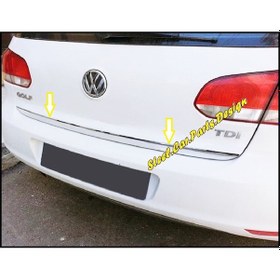 Resim Ebal Otomotiv VW Golf 6 Krom Bagaj Alt Çıtası 2008-2013 Arası P.Çelik 