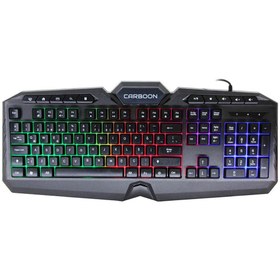Resim Carboon Ck-2001 Multimedya Kablolu Rgb Oyuncu Klavye 