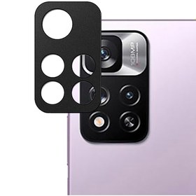 Resim Microcase Redmi Note 11 Pro Kapalı Tasarım Kamera Lens Koruma Halkası Siyah 
