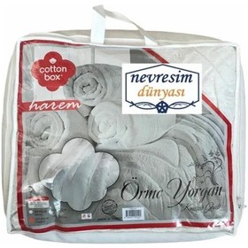 Resim Cottonbox Harem Tek Kişilik Örme Yorgan 